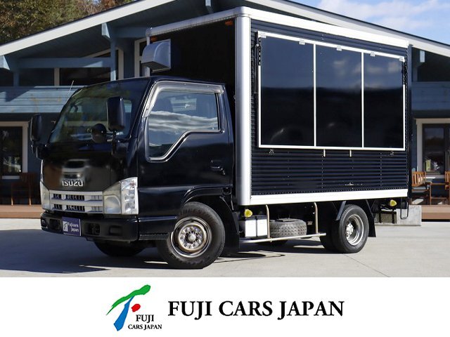 エルフ 移動販売車　キッチンカー　コールドテーブル冷蔵冷凍庫