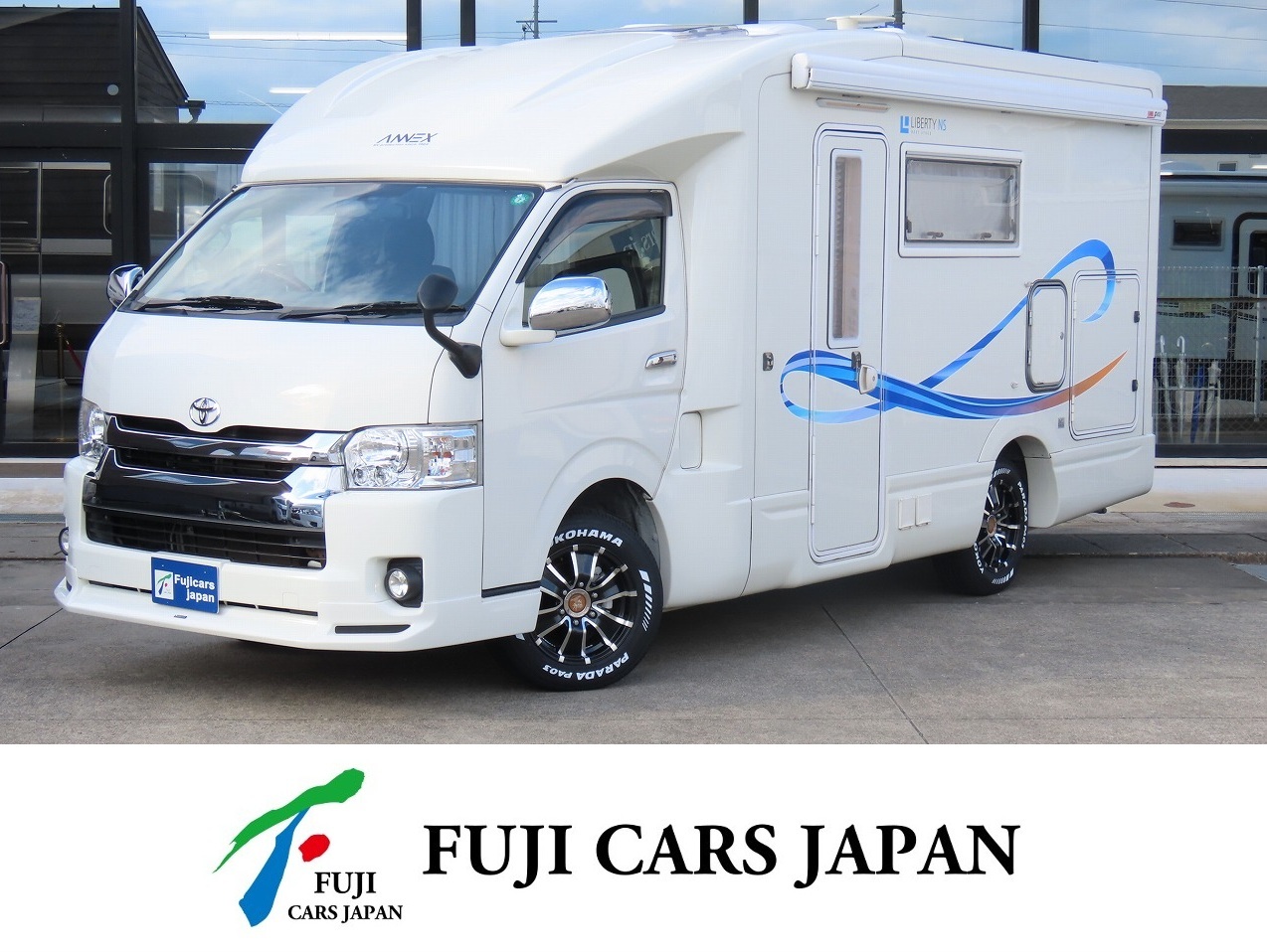 キャブコン ハイエース アネックス リバティNS 家庭用エアコン4WD