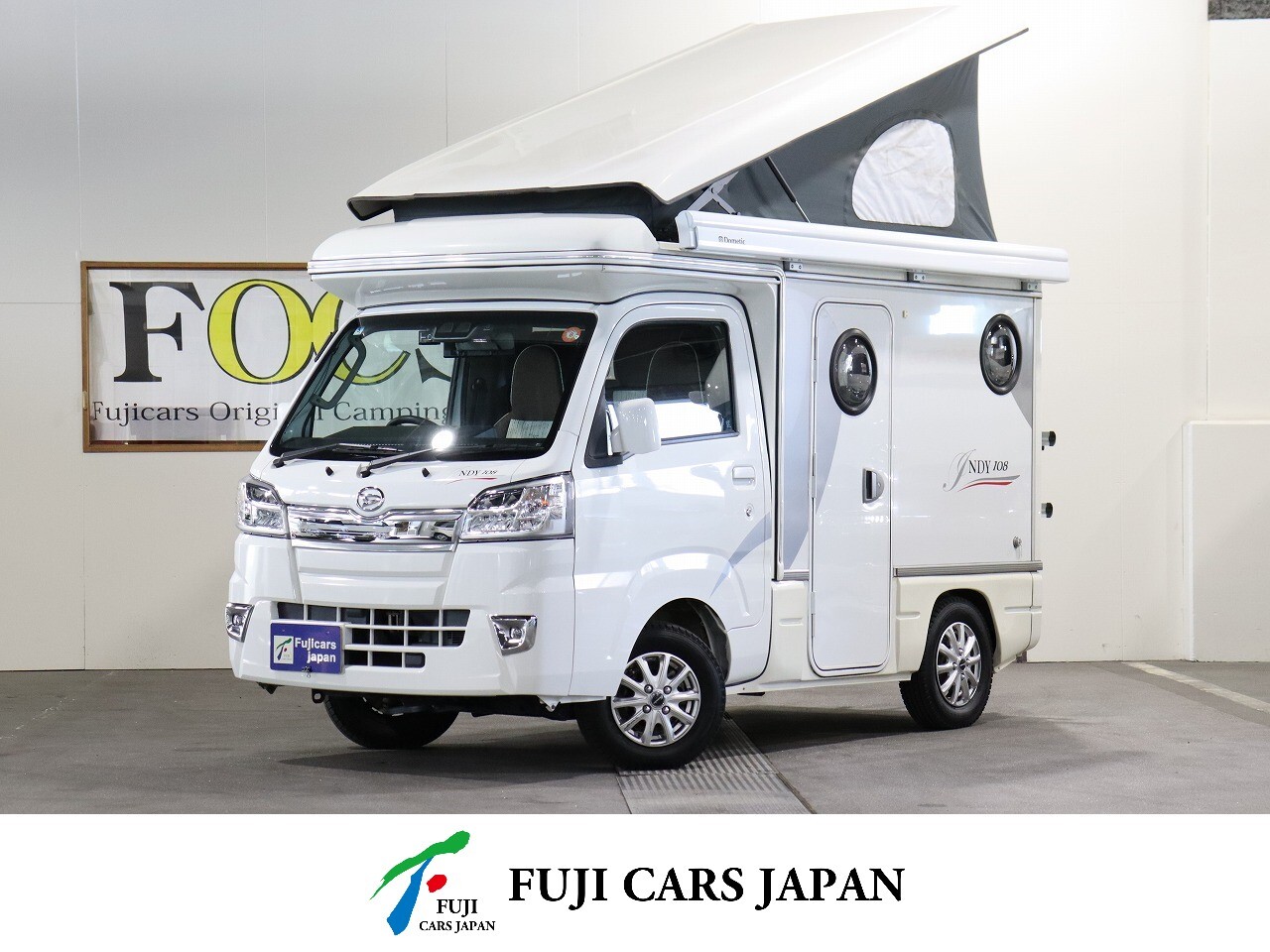 軽キャンパー ハイゼット 東和 インディ108 4WD　1オーナー