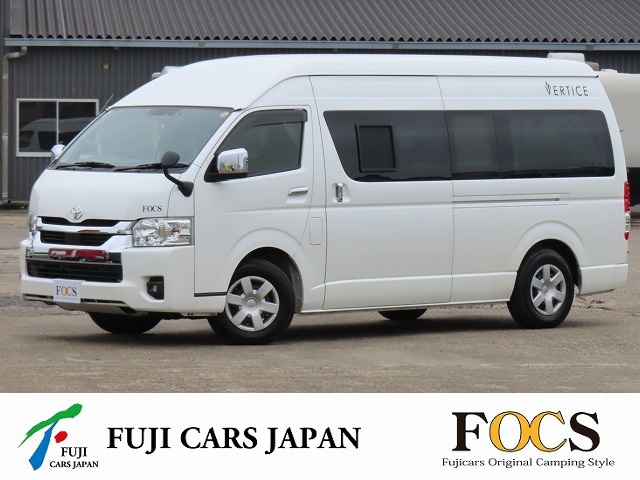 バンコン ハイエース FOCS ヴェルティス 出窓 冷蔵庫