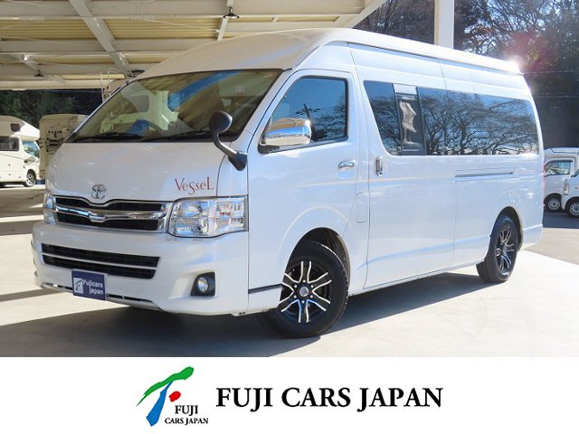 バンコン ハイエース ビークル ベッセル 冷蔵庫 天吊モニター