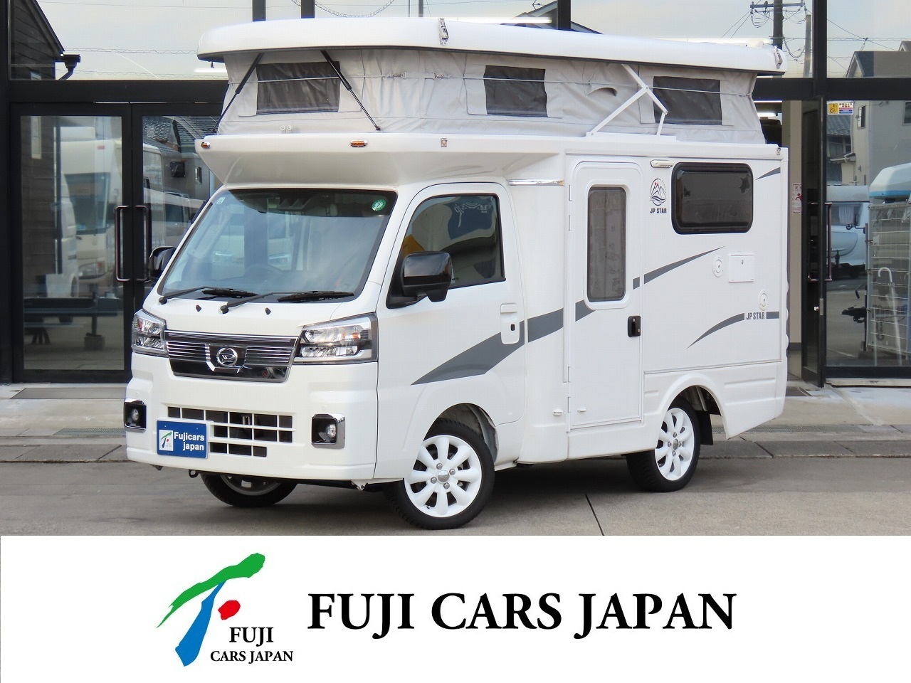 軽キャンパー ハイゼットJPスターハッピー1+シティ 4WD