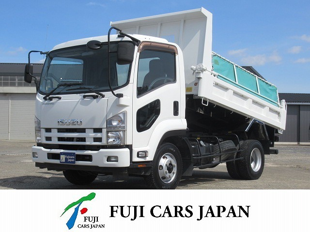 フォワード 5.2D　ダンプ積載3.55t　6F 新明和　電動シート