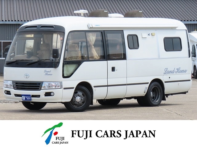 バスコン コースター RVランド ランドホーム FFヒーター窓埋め