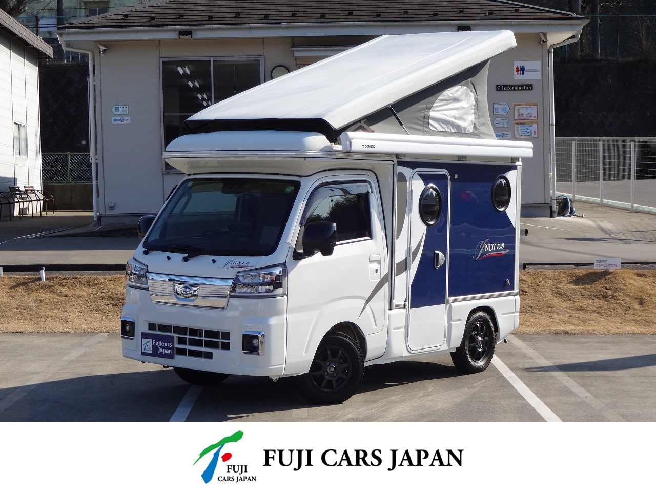 軽キャンパー ハイゼット 東和 インディ108 4WD　FFヒーター