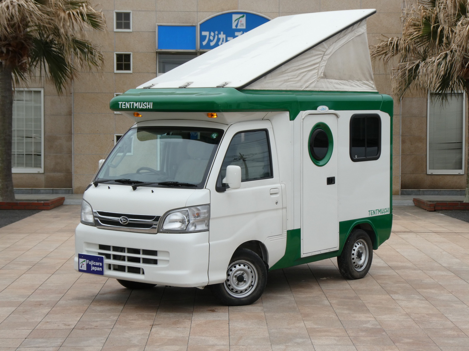 軽キャンパー バンショップミカミ　テントむし　ポップアップ　軽8ナンバー