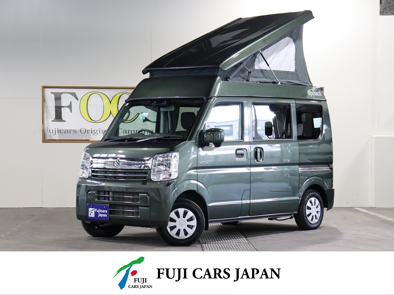 軽キャンパー エブリイ ナッツRV スピナ　FF　ポップアップ