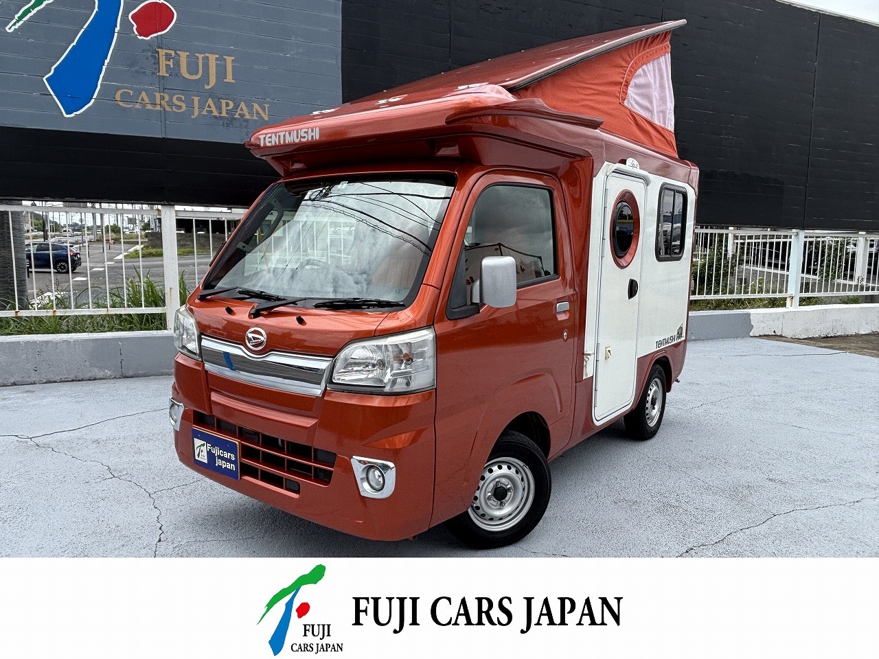 軽キャンパー ハイゼット バンショップミカミ テントむし