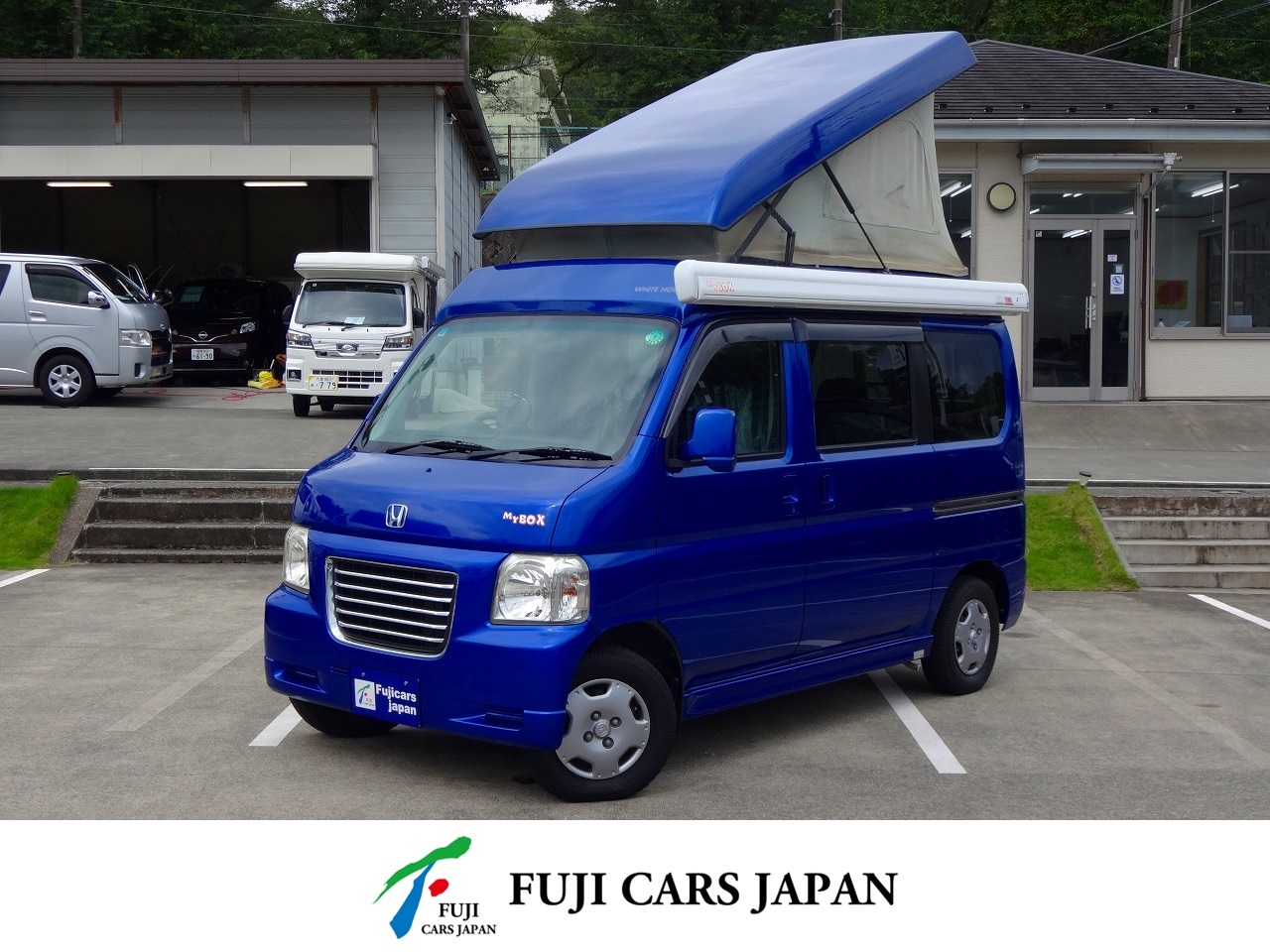 軽キャンパー バモスホビオ ホワイトハウス マイボックス　FF