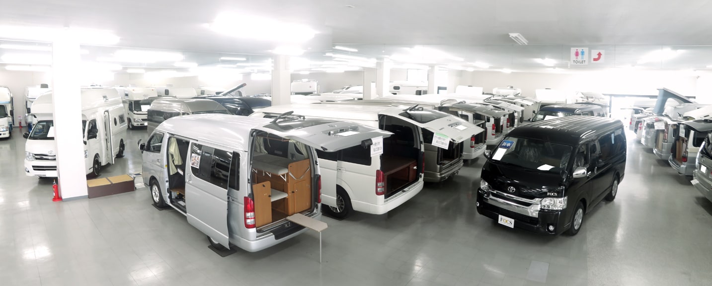東海地区でキャンピングカーをお探しならフジカーズジャパン岐阜店にお任せください!