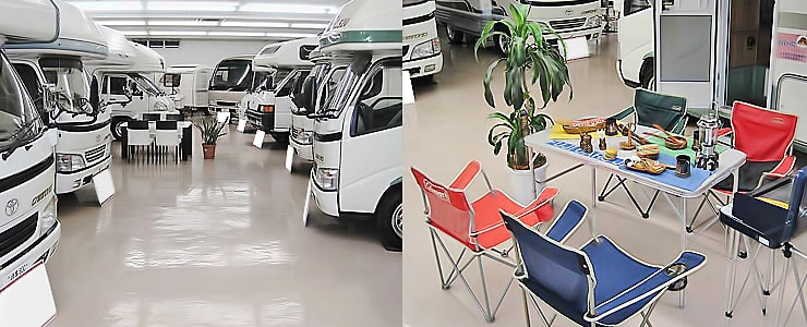 キャンプの雰囲気を感じられるように雰囲気づくりに拘っています。